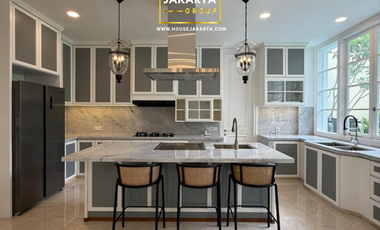 Brand New Luxury Modern Classic Home in Kemang Dalam Fully Furnished with Private Lift