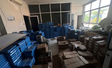 Gudang Tunas Daan Mogot Dijual Harga Murah Siap Pakai Ada Kantor 2 Lantai Kontainer 40 Tidak Banjir Tangerang