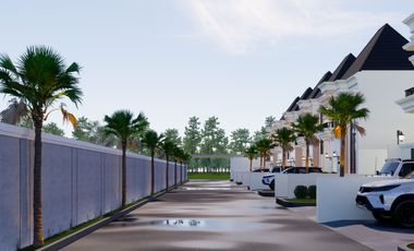 Rumah kolam renang dekat kota murah 2 lantai super mewah