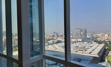 Departamento tipo Loft de Lujo en Renta – Torre Mítikah | Piso 17 | Vista Panorámica