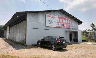 dijual/disewakan gudang tanah luas jln.wonosari bantul yogya.
