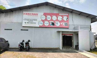 dijual/disewakan gudang tanah luas jln.wonosari bantul yogya.