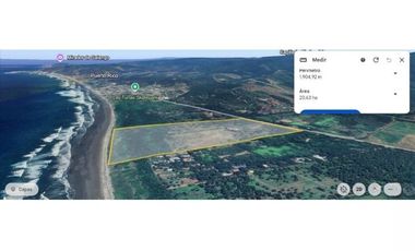 Vendo macrolote de 20 ha en Manabí sector de Ayampe Ecuador