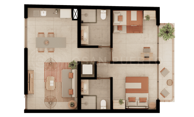 SE VENDE departamentos en preventa en Punta Zicatela - One Coast