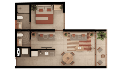 SE VENDE departamentos en preventa en Punta Zicatela - One Coast