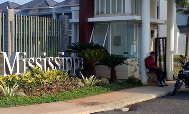 Rumah 2lt 8x15 120m Type 3KT Cluster Mississippi JGC Jakarta Garden City