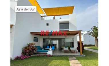 Alquiler De Casa De Playa Amoblada Y Equipada En Condominio Asia Del Sur Km 108