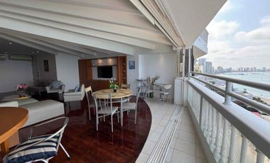 Departamento 3 dormitorios Amoblado Malecón Salinas vista al mar