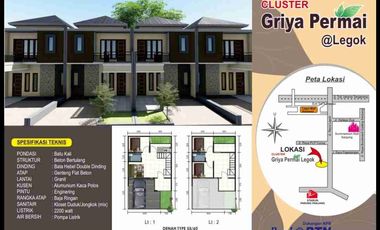 Rumah baru 1&2lantai modern KPR DP suka suka 6menit dari BSD gading Serpong