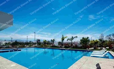 Casa amueblada en renta en coto privado con alberca. Cerca de la clínica del IMSS 33, Bahía de Banderas, Nayarit.