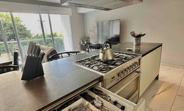 Departamento amueblado en renta de 2 recámaras en Country Club