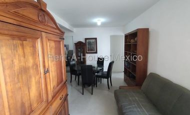 Departamento amueblado de 2 recámaras con amenidades. RENTA - Villas del Refugio