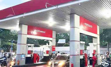 Di jual murah pom bensin di pusat kota bandung jawa barat