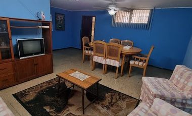 Departamento Amoblado en Alquiler Centro de Guayaquil, 3 Hab, 2 Bañ, Seguridad.