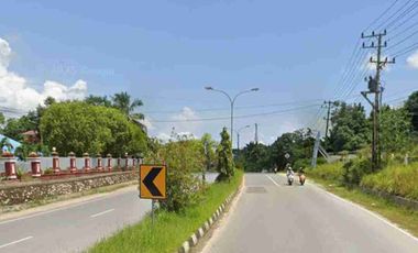 Tanah Siap Bangun Strategis Jalan Poros Bandara Haluoleo Konawe Kendari