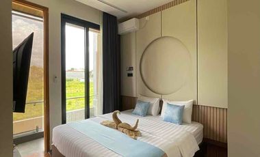 Dijual Villa modern dgn kolam renang pribadi, view sawah,gunung merapi di Jakal Km 11