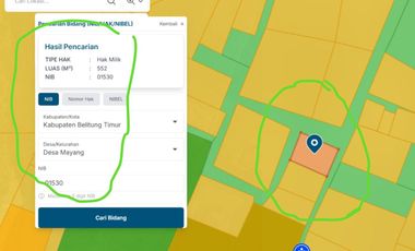 Rumah Walet di Kelapa Kampit desa Mayang SHM Jual Cepat