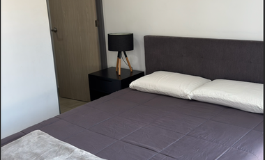 Departamento equipado con 2 recamaras, 2 balcones y 2 baños completos