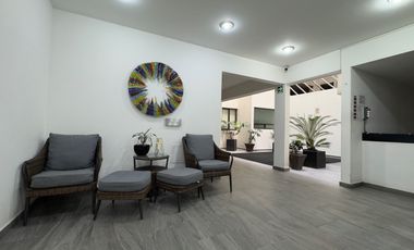 Departamento equipado con 2 recamaras, 2 balcones y 2 baños completos