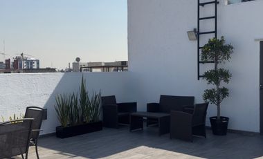 Departamento equipado con 2 recamaras, 2 balcones y 2 baños completos