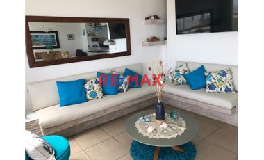 Alquiler Casa De Playa En Primera Fila, Condominio Asia Del Sur, Km 108