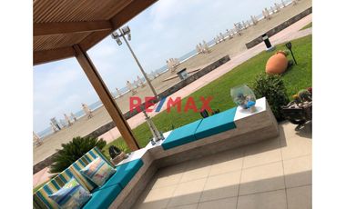 Alquiler Casa De Playa En Primera Fila, Condominio Asia Del Sur, Km 108