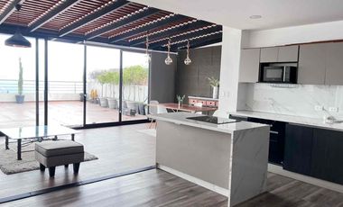 RENTA DEPARTAMENTO SEMIAMOBLADO, TERRAZA, BOSMEDIANO, CENTRO NORTE DE QUITO
