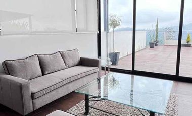 RENTA DEPARTAMENTO SEMIAMOBLADO, TERRAZA, BOSMEDIANO, CENTRO NORTE DE QUITO