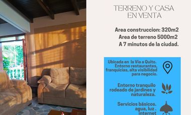 Casa en entorno campestre.