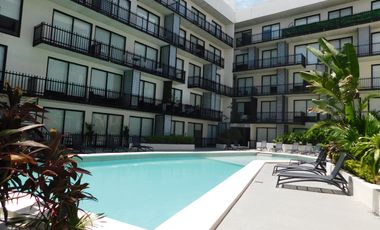 Estudio en venta amueblado en Urban Towers, Playa del Carmen Q. Roo