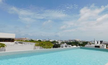 Estudio en venta amueblado en Urban Towers, Playa del Carmen Q. Roo