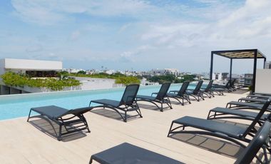 Estudio en venta amueblado en Urban Towers, Playa del Carmen Q. Roo