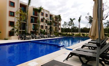 Departamento en renta planta baja Ombú Apartments, Cancún Q. Roo