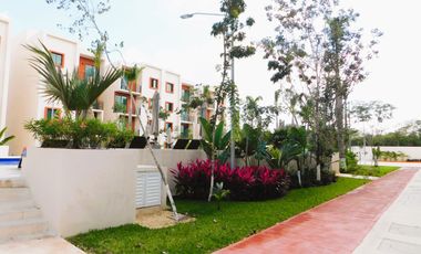 Departamento en renta planta baja Ombú Apartments, Cancún Q. Roo