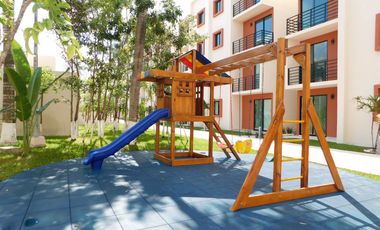 Departamento en renta planta baja Ombú Apartments, Cancún Q. Roo