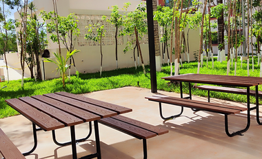 Departamento en renta planta baja Ombú Apartments, Cancún Q. Roo