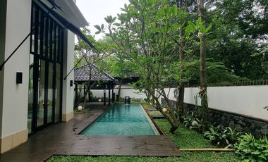For Rent Modern Minimalis House, 5+1 BR with Pool in Compound - Pejaten Barat, Jakarta Selatan