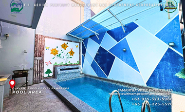 5 Ensuite Bedrooms Fully Furnished House Villa for Rent in Cuayan Angeles City Pampanga