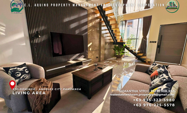 3 Bedroom Fully Furnished 2-Storey House with Roof Deck for Sale in Town and Country Homes, Angeles City - San Fernando Pampanga