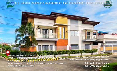 5 Bedroom Fully Furnished Mansion Style House and Lot for Sale in Telasbastagan San Fernando Pampanga