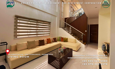 5 Bedroom Fully Furnished Mansion Style House and Lot for Sale in Telasbastagan San Fernando Pampanga