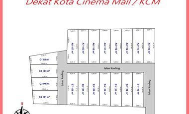 Mulai 200 Juta-an Kavling SHM Kota Bekasi, Dekat Kota Cinema Mall
