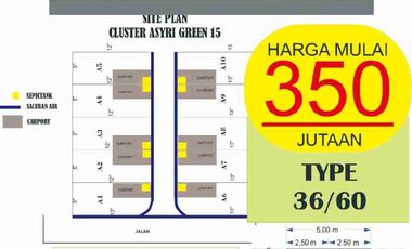 cluster minimalis murah di gang mawar padurenan mustika jaya Bekasi kota