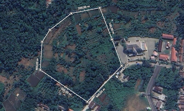 Land for sale, ready for construction, Main Road, Rangkasbitung, Banten