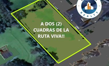 HERMOSO TERRENO DE 1100 M2 DE VENTA EN URBANIZACIÓN DE LUJO CUMBAYÁ!!  RUTA VIVA!!