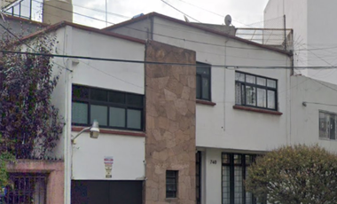 VENTA DE CASA EN Col. DEL VALLE CENTRO, CUAUHTÉMOC, CDMX