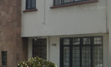 VENTA DE CASA EN Col. DEL VALLE CENTRO, CUAUHTÉMOC, CDMX