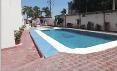 LV25-216 B3-73 HOTEL EN VENTA DE RECUPERACION BANCARIA Valentin Gomez Farias No. 1-A Mz. 35 Lt. 1, Colonia Melaque Centro, Cihuatlan, Jalisco.