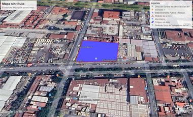 Terreno en Renta en Esquina – 1,220 m² – Col. Centro, Alcaldía Cuauhtémoc
