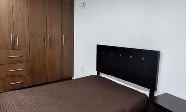 Departamento en renta semi amueblado en Ejidal Ocolusen, Morelia